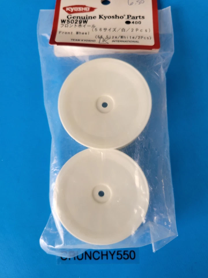Kyosho W5029W Narrow Wheel Rim 56 Size White RC Part - Image 1 of 3