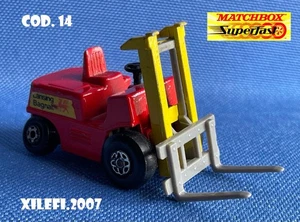 matchbox superfast fork lift truck #15 made england by lesney 1972 diecast 1:64 - Foto 1 di 16