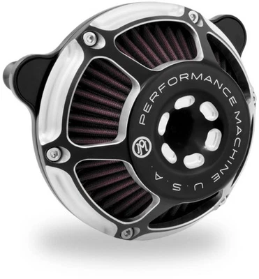 Performance Machine Max HP Air Cleaner - Contrast Cut Motorcycle 0206-2078-BM - Image 1 of 3