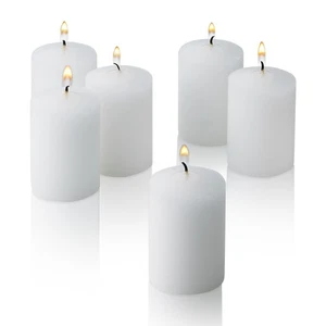 White Votive Candles - Box of 36 Unscented Bulk Candles - 15 Hour Burn Time -... - Picture 1 of 5