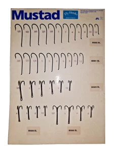 Mustad Norway Musterkarte 36Fliegenhaken orig nagelneu Fliegenfischen Flyfishing - Bild 1 von 1