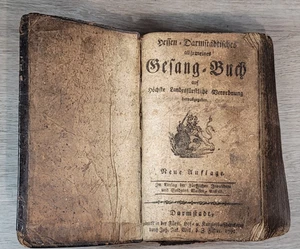 German Hymnal Book 1792 Hesse Darmstadt Pub Soldiers Orphans Inst. - Bild 1 von 17