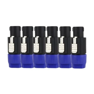 4 Pole Speakon Connector Compatible NL4FC NL4FX Audio Adapter PA DJ Connectors - Picture 1 of 12