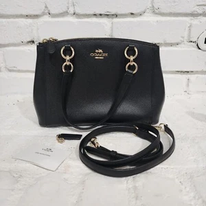 Coach Etta Carryall Women's Shoulder Bag - Black (F76938) - Picture 1 of 9