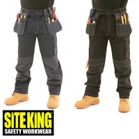 SITE KING Classic Mens Work Trousers 