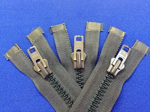 REISSVERSCHLUSS OFFENES ENDE YKK MARINEBLAU 45 CM 18" NR. 8 GEWICHT METALLSCHIEBER KLOBIG SCHWERLAST UK - Bild 1 von 5