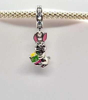 🩷Easter Bunny  Dangle Charm Bracelet Pendant Gift Genuine S925 UK Stock🩷 - Image 1 of 4
