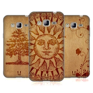 FUNDA HEAD CASE DESIGNS DE GEL SUAVE ARTE MADERA PARA TELÉFONOS MÓVILES SAMSUNG 3 - Imagen 1 de 10