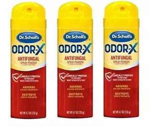 Dr. Scholl's Odor-X Antifungal Spray Powder 4.7 Ounce each *3 Pack* - Picture 1 of 1
