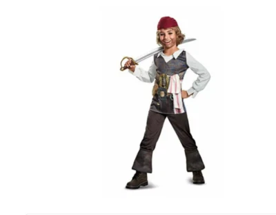 Disfraz de Halloween Capitán Jack Gorrión Niño Foto 1 de 2