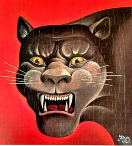 1985 Black Panther Black Power Movement Oakland Portrait Art Bookplate Print 27 - Picture 1 of 3