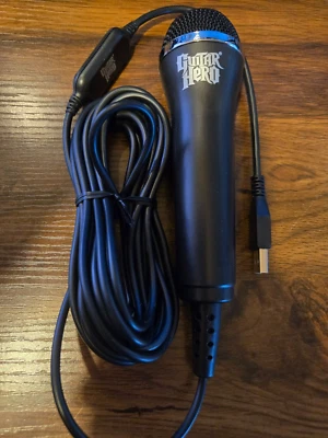 Guitar Hero/Rock Band Micrófono USB con Cable (Xbox, PlayStation, Wii, PC) PROBADO Foto 1 de 4