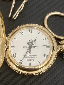 American International Mint Commemorative 1986 Pocket Watch STATUE OF LIBERTY - Picture 1 of 9