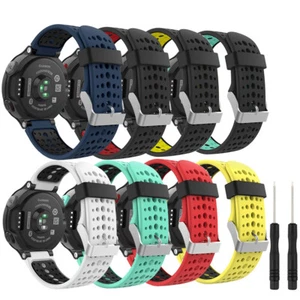 Silicone Sport Bracelet pour Garmin Forerunner 235 735XT 220 230 620 630 S20 S6 - Imagen 1 de 20