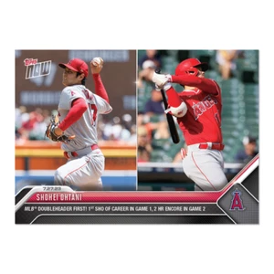 2023 Topps Now #625 - Shohei Ohtani Doubleheader 1st Shut Out & 2 HR - Picture 1 of 2