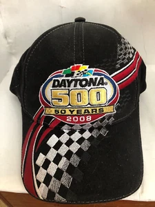 Cappello Berretto NASCAR Daytona 500 2008 50 ANNI Anniversario Regolabile Usato - Foto 1 di 4
