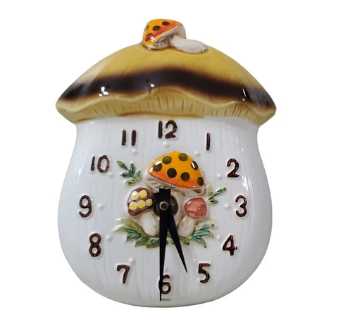 Vintage Sears & Roebuck Merry Mushroom Hanging Clock 1976 Cover