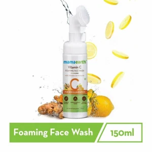 Mamaearth Vitamin C Foaming Face Wash with Vitamin C &Turmeric for Skin 150 ml - Picture 1 of 4