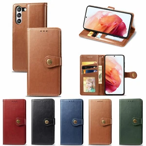 Flip Leather Wallet Case For Huawei Y6 Y7 Prime Y9 2018 P Smart 2019 Honor 7C 7A - Picture 1 of 14