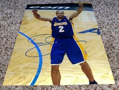 Derek Fisher Signed 8x10 Lakers Photo - Image 1 of 2