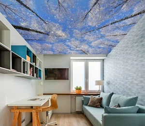 3D Winterwald H1992 techo papel pintado murales mural pegatina Deco Erin 23 - Imagen 1 de 5