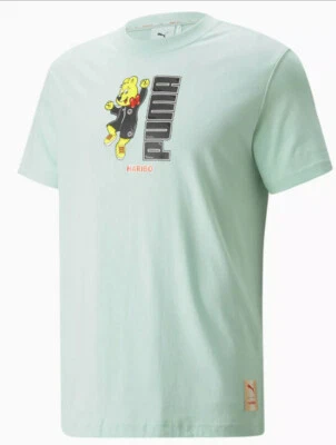 Camiseta Para Hombre Puma Haribo Osos de Goma Caramelo Moda Verde Talla Mediana NUEVA Foto 1 de 4