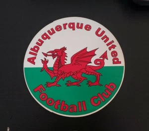 Vintage Rare Albuquerque United Football Club Sticker Soccer - Picture 1 of 2
