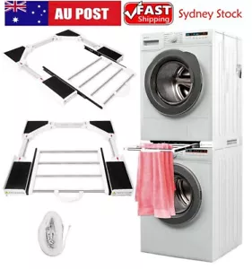 24-29inch Stacking Kit for Washer and Dryer with Pull Out Drying Rack Adjustable - Picture 1 of 7