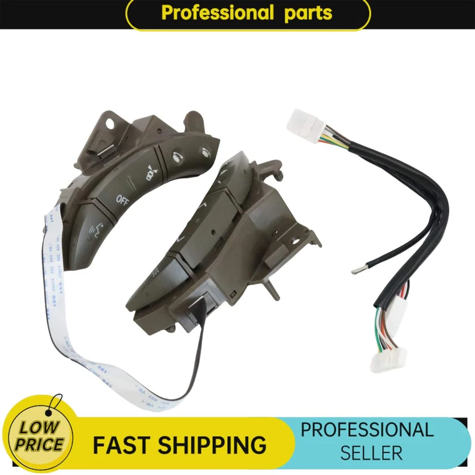 Steering Wheel Audio Volume Control Switch Brown L+R Fit Toyota Tundra 2004-2006 - Image 1 of 4