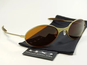 Gafas de sol Oakley E Wire doradas polarizadas Mars Moon Square medio Wiretap Why OO C - Imagen 1 de 8
