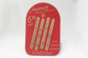 Argument Gold-Füllhalter Berlin Verkaufsdisplay Werbung 1950 - Picture 1 of 2