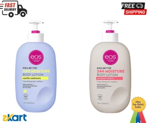 eos Shea Better Body Lotion Set- Vanilla Cashmere & Coconut Waters, 16 fl oz pk2 - Picture 1 of 7