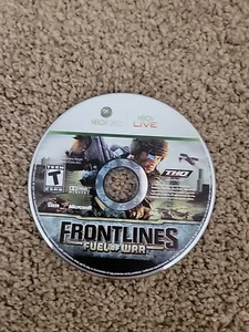 Frontlines Fuel Of War X-box 360 Disc Only Cleaned, Tested, Working - Picture 1 of 2