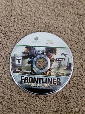 Frontlines Fuel Of War X-box 360 Disc Only Cleaned, Tested, Working - Image 1 of 2