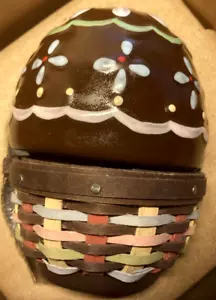 Longaberger 2012 Collectors Club Mini Süßigkeiten Schokolade Ei Baske - Neu im Karton - KOSTENLOSER VERSAND! - Bild 1 von 8