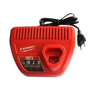 Cargador de herramientas eléctricas para batería Milwaukee M12 10.8V 11.1V Li-ion DC 12V 12.6V 3A - Imagen 1 de 10
