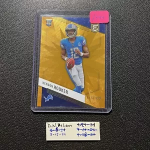 2023 Donruss Elite Hendon Hooker #142 arancione/399 RC SP Detroit Lions - Foto 1 di 1