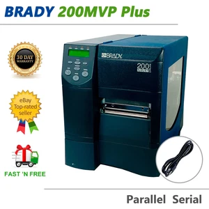 Impresora de etiquetas de transferencia térmica paralela serie Brady 200MVP Plus COMPLETAMENTE PROBADA - Imagen 1 de 10