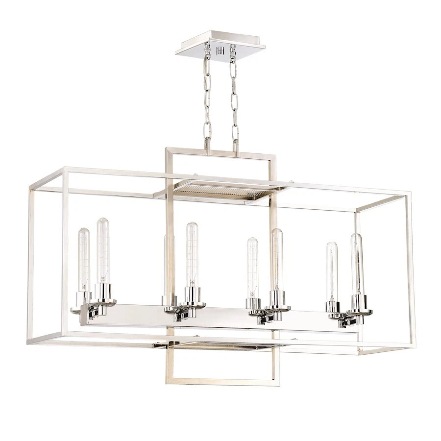Craftmade Cubic 8 Light Chandelier, Chrome - 41528-CH - Image 1 of 1