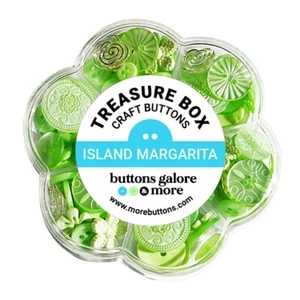 Buttons Galore Treasure Box-Island Margarita - Picture 1 of 1