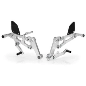Paraxite silver adjustable rearsets Aprilia RS660 2021-2024 - Picture 1 of 5
