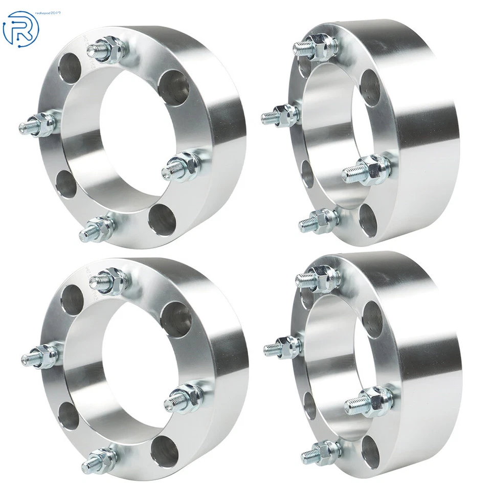 For Can-Am Outlander Renegade 4×137 2" 110mm M10×1.25 4Pcs Silver Wheel Spacers - Image 1 of 4