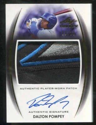 2014 Leaf Trinity Jumbo Patches Gold #PADP1 Dalton Pompey 08/10 !! SICK PATCH ! - Image 1 of 2