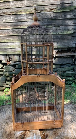 Vintage Bird Cage Dome Style Cover