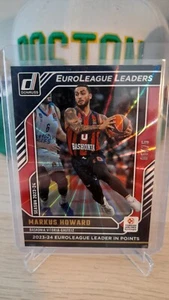 2024-25 Panini Donruss Euroleague Markus Howard Euroleague Leaders Red Laser /75 - Picture 1 of 2