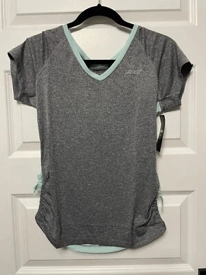 Camiseta Zoot Run Sunset, Gris y Verde Menta, Talla Pequeña ¡Nueva! Foto 1 de 4