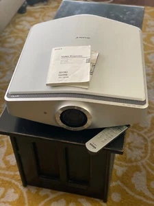 Sony HDMI VPL-VW100 Home Theater Projector, silver, great condition  - Picture 1 of 6