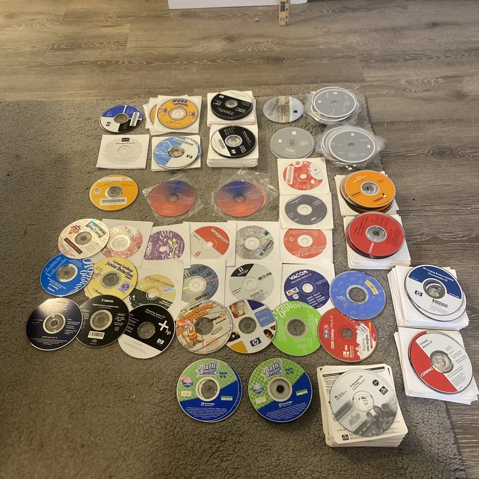 Vintage Computer Software Disc Lot Software Restore Operating Systems Games 250+ - Image 1 of 4