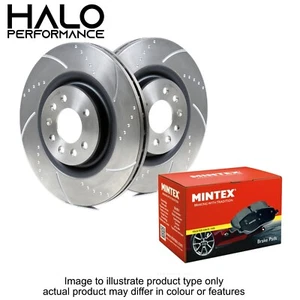 Discos de freno traseros Fiesta ST pastillas Mintex ST150 con hoyuelos y ranurados - Imagen 1 de 5