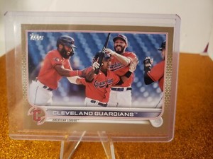 2022 Topps Series 2 Cleveland Guardians SP Gold Parallel /2022